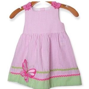 COPY - Emily Rose Toddler Girls Sundress Pink and Green Size: 4T